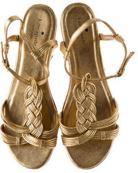 Kate Spade New York Metallic Wedge Sandals