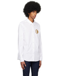 VERSACE JEANS COUTURE White V Emblem Shirt