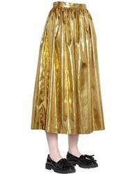 Gold Midi Skirt