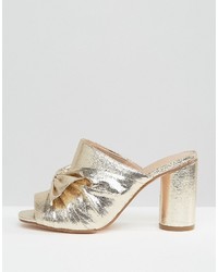 Asos Heavenly Wide Fit Bow Mules