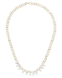 Melissa Joy Manning 14 Karat Gold Aquamarine Necklace