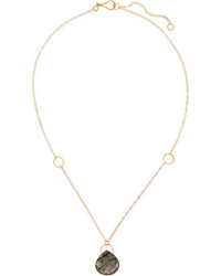 Melissa Joy Manning 14 Karat Gold Labradorite Necklace