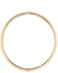 14k Gold Omega Collar Necklace