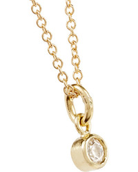 Jennifer Meyer 18 Karat Gold Diamond Necklace One Size