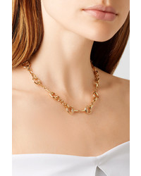 Gucci 18 Karat Gold Horsebit Necklace