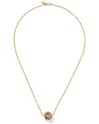 Pippa Small 18 Karat Gold Tourmaline Necklace