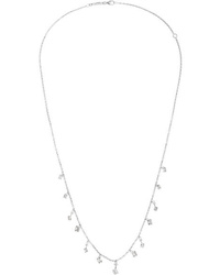 Suzanne Kalan 18 Karat White Gold Diamond Necklace