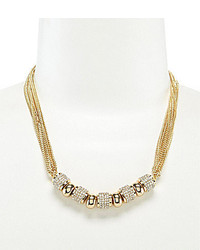 Jessica Simpson 18 Rondelle Multi Chain Necklace