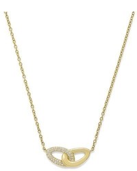 Ippolita 18k Gold Cherish Intertwined Link Necklace With Diamonds