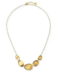 Marco Bicego 18k Gold Stone Bib Necklace