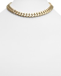 Roberto Coin 18k Yellow Gold Collar Necklace With Diamonds 16