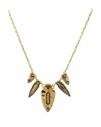 House Of Harlow 1960 Five Station Arrowhead Hematite Necklace