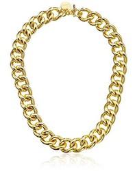 1ar By Unorre 18k Gold Plated Groumette Chain Link Necklace 197