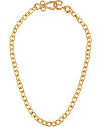 Stephanie Kantis 24k Yellow Gold Plated Tudor Chain Necklace 18l