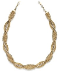 Alfani Gold Tone Crystal Necklace