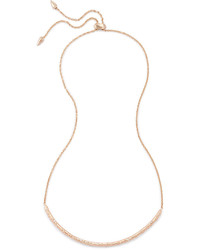 Kendra Scott Amber Necklace In Rose Gold Plate