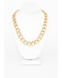 Missguided Ameliana Heavy Chain Statet Necklace Gold
