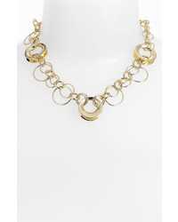 Anne Klein Link Collar Necklace Gold