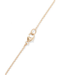 Brooke Gregson Aquarius 14 Karat Gold Diamond Necklace