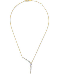 Melissa Kaye Aria Y 18 Karat Gold Diamond Necklace