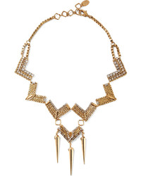 Erickson Beamon Awaken Gold Plated Swarovski Crystal Necklace One Size