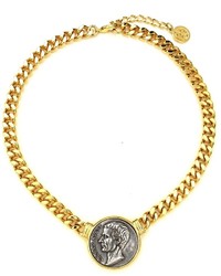 Ben-Amun Ben Amun Roman Coin Collar Necklace
