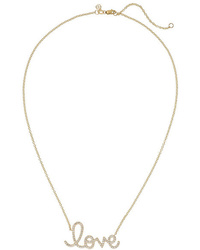 Sydney Evan Big Love 14 Karat Gold Diamond Necklace