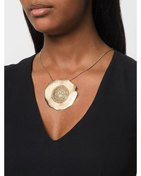 Balmain Branded Disc Necklace