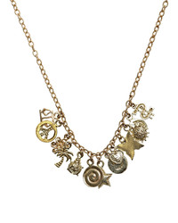 Carolina Bucci Yellow Gold Lucky Charms Necklace