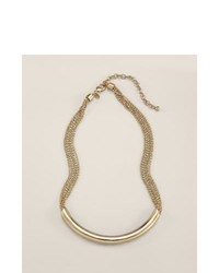 Chicos Gold Darla Collar Necklace