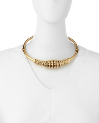 Chloé Chloe Freja Brass Collar Necklace
