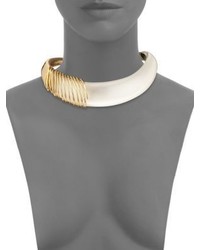 Alexis Bittar Coiled Lucite Collar Necklace