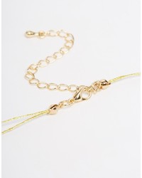 Asos Collection Filigree Stone Choker Necklace