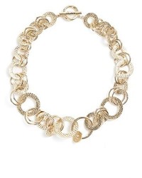 St. John Collection Hammered Link Necklace