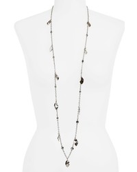 St. John Collection Swarovski Crystal Shimmer Leaf Necklace
