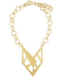 Stephanie Kantis Contour 24k Gold Plated Necklace