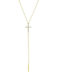 Lana Crossary 14k Yellow Gold Necklace With Diamonds