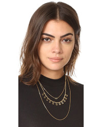 Madewell Crystal Stick Necklace Set