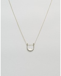 Whistles Curved Chain Necklace