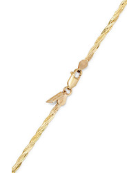 LOREN STEWART Demi Herringbone Gold Necklace