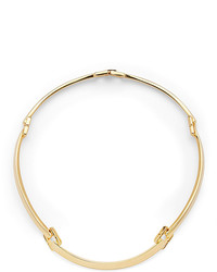 Diane von Furstenberg Chain Link Choker Gold Necklace