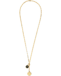 Foundrae Dream Annex 18 Karat Gold Diamond And Enamel Necklace
