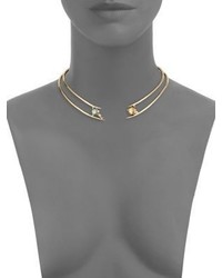 Alexis Bittar Elets Futurist Hinged Collar Necklace