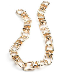 Eddie Borgo Fame Golden Link Necklace