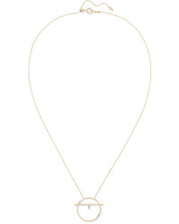 Persée Fibule 18 Karat Gold Diamond Necklace