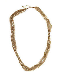 jcpenney Fine Jewelry Natasha Multi Chain Crystal Pav Necklace