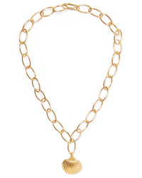 Aurelie Bidermann Fortaleza Gold Plated Necklace