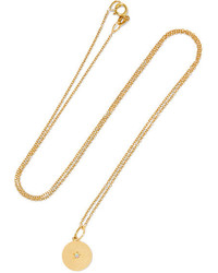 Andrea Fohrman Full Moon 18 Karat Gold Opal Necklace