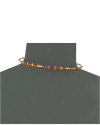 Tory Burch Geo Striped Collar Necklace
