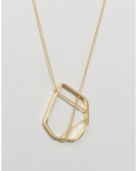 Pieces Geometric Chain Necklace